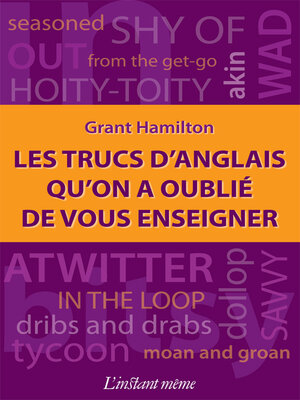cover image of Les trucs d'anglais qu'on a oublié de vous enseigner